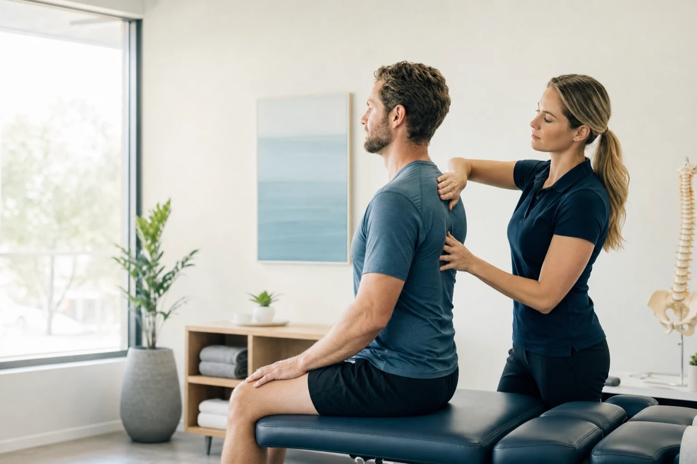 Chiropractic therapy at APARC